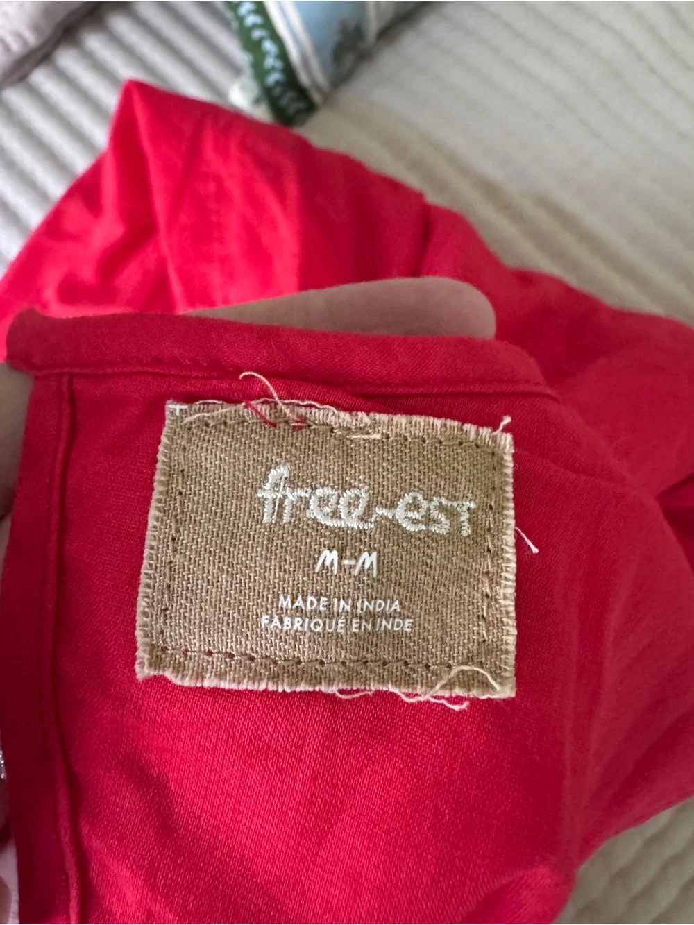 Free People Struttin’ Bubble Red Sleeveless A-Line Dress Size Medium